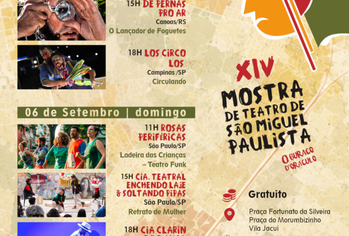 XIV Mostra de Teatro encerra programação com funk, memória e dança na Praça do Morumbizinho